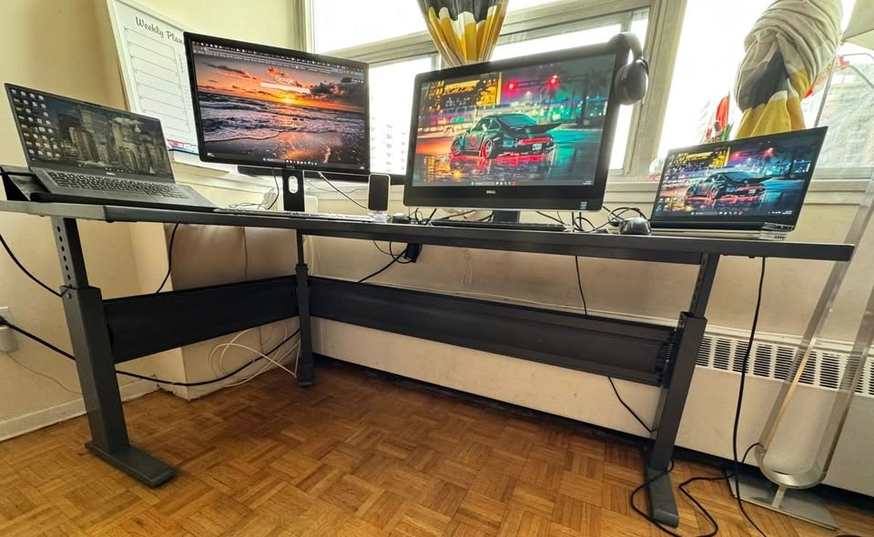 L-Shaped Desk – Solid & Durable Workstation - photo 2