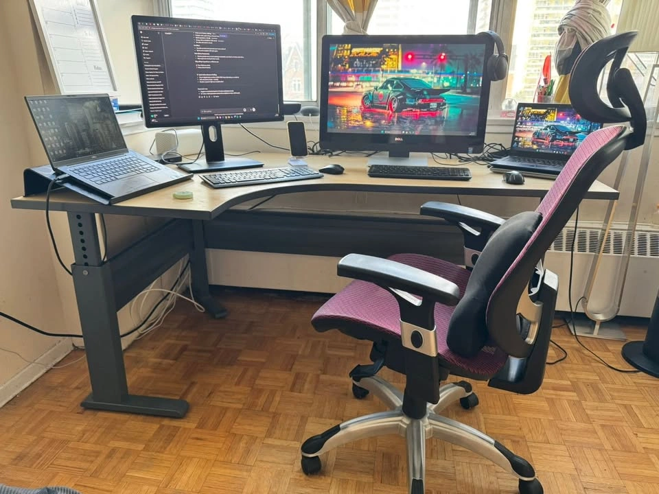 L-Shaped Desk – Solid & Durable Workstation - photo 4