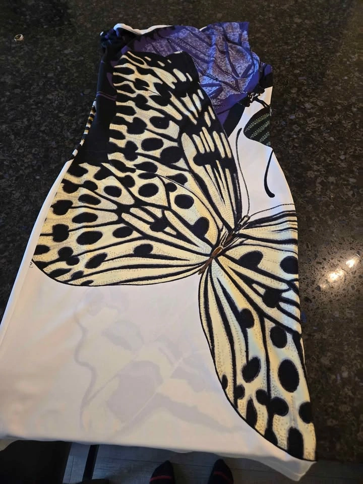 Roberto Cavalli Butterfly Print Dress - photo 4