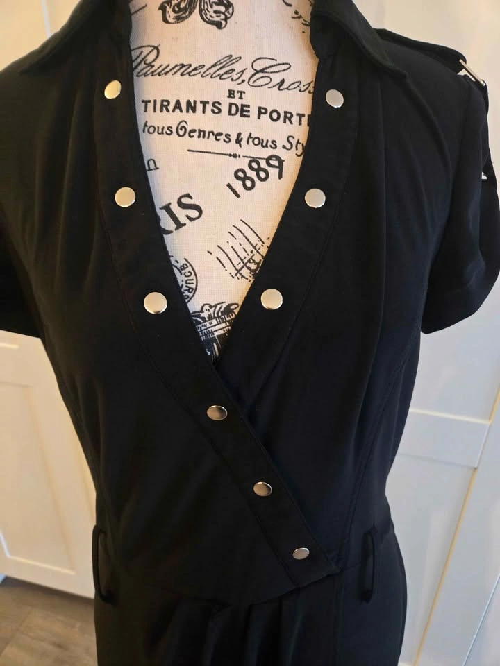 Joseph Ribkoff Short Sleeve Snap Button Wrap Dress - photo 2