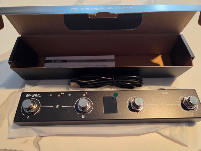 M-VAVE Chocolate Plus Wireless MIDI Foot Controller