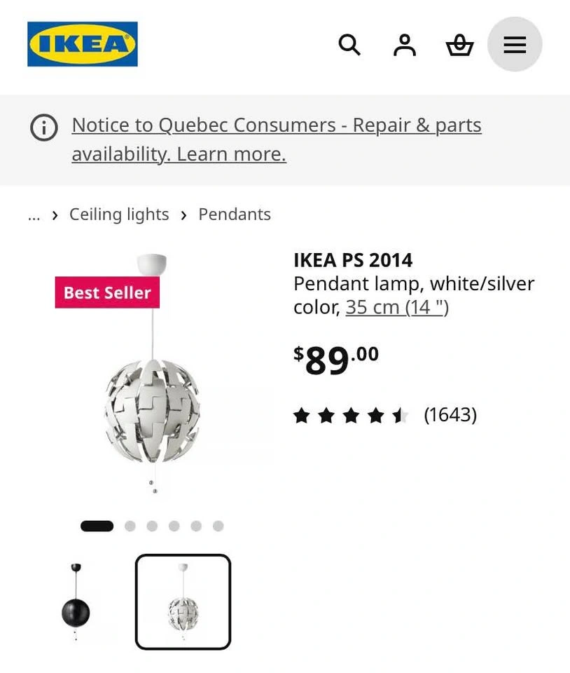 Ikea Pendant Lamp - photo 3