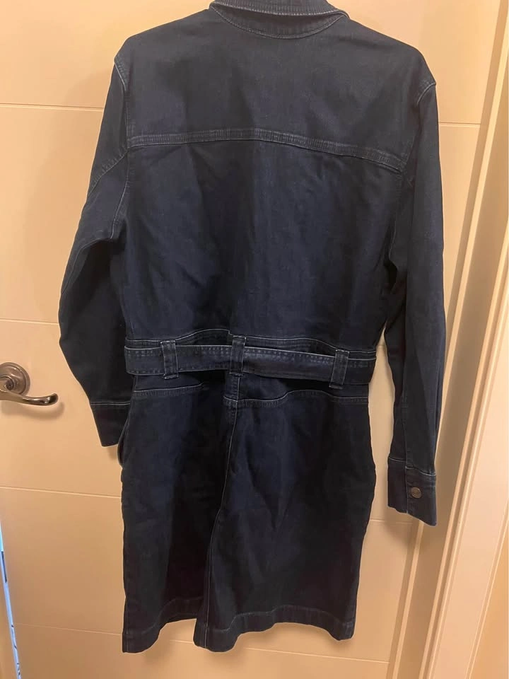 Women’s Dark Blue Denim Shirt dress XL - photo 4