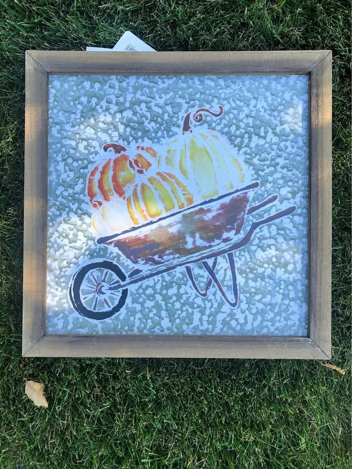 Fall Decorative accent picture seasonal Home Decor