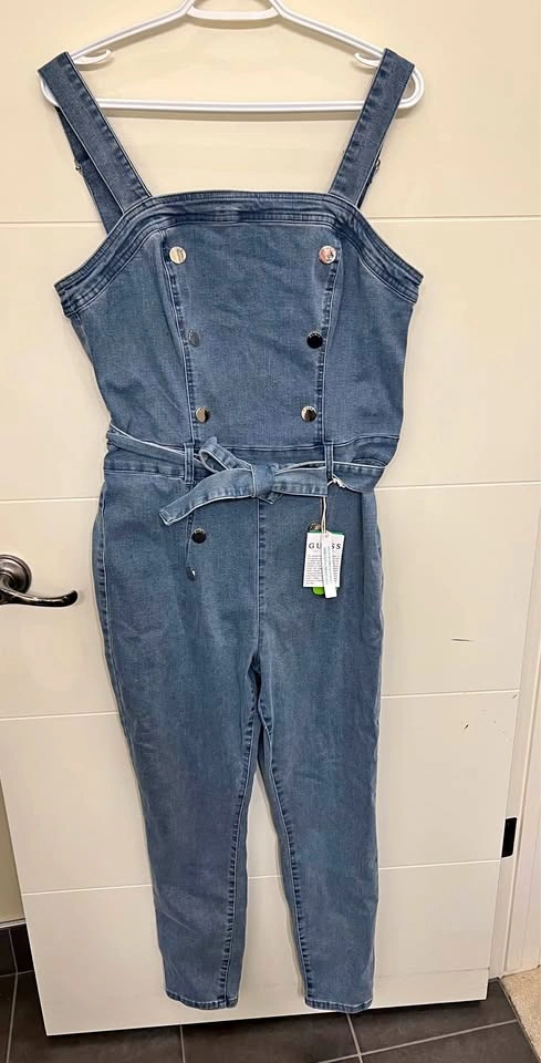Guess Denim Sailor Jumpsuit Xl