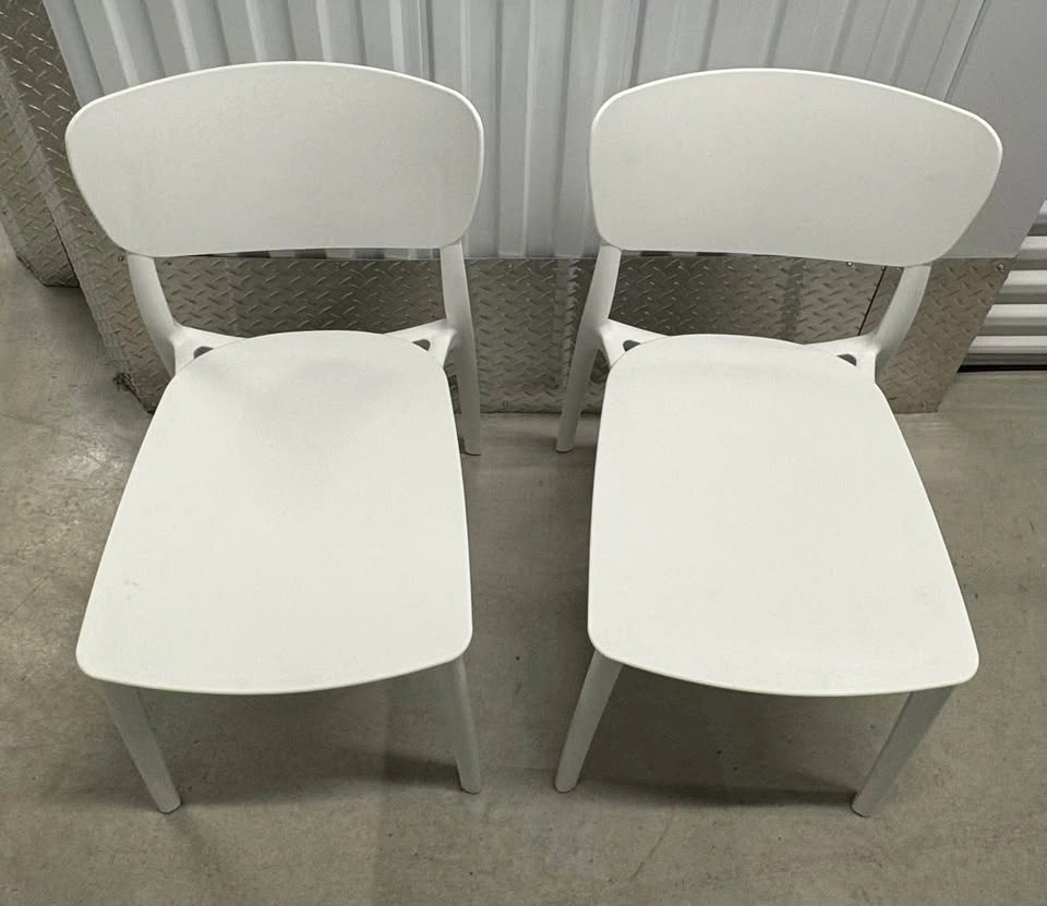 White Dining Chairs - photo 2