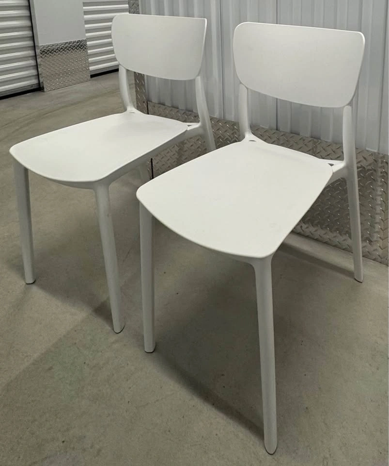White Dining Chairs - photo 3