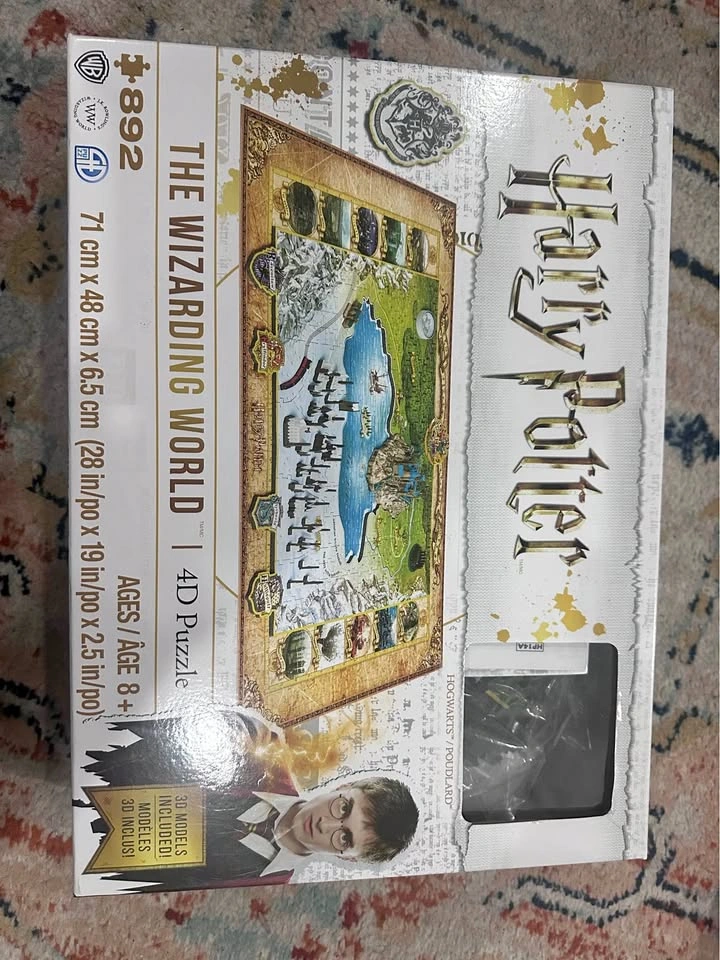 Harry Potter Wizarding World 4D puzzle 892 pieces complete