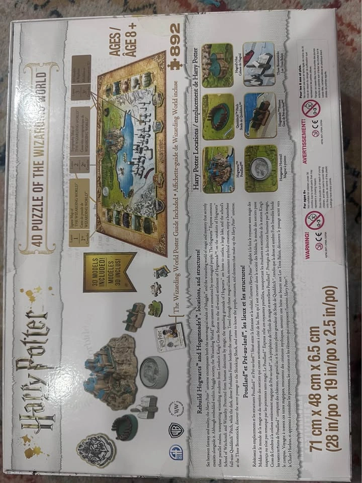 Harry Potter Wizarding World 4D puzzle 892 pieces complete - photo 2