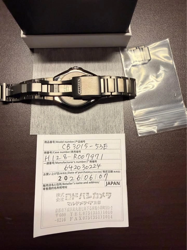 Citizen Attesa Titanium black - photo 3