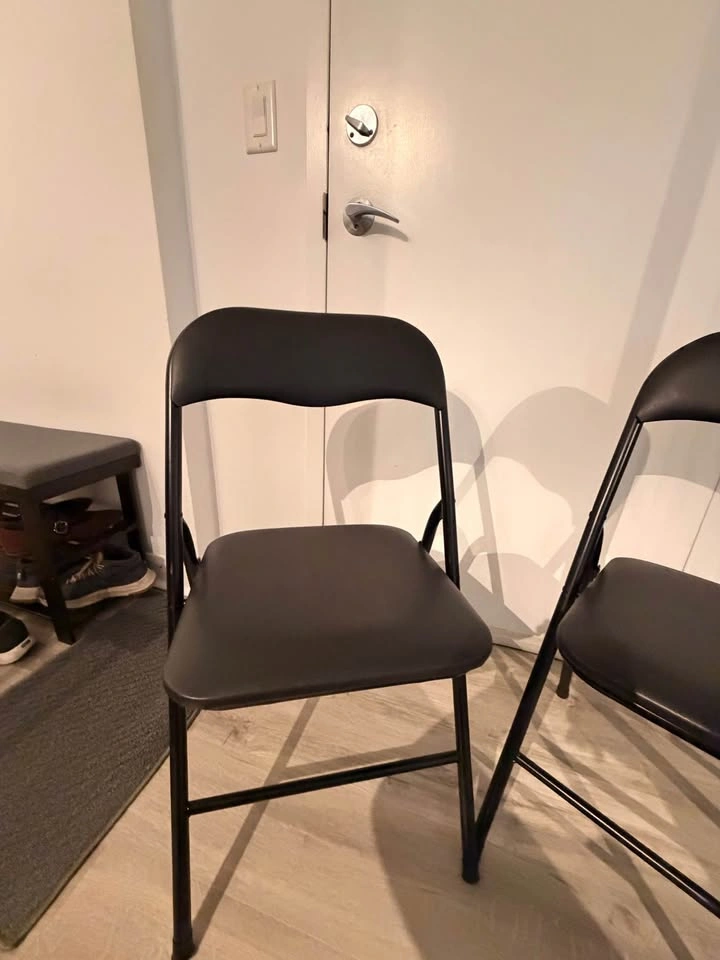 Padded Vinyl folding chairs (2) - photo 5