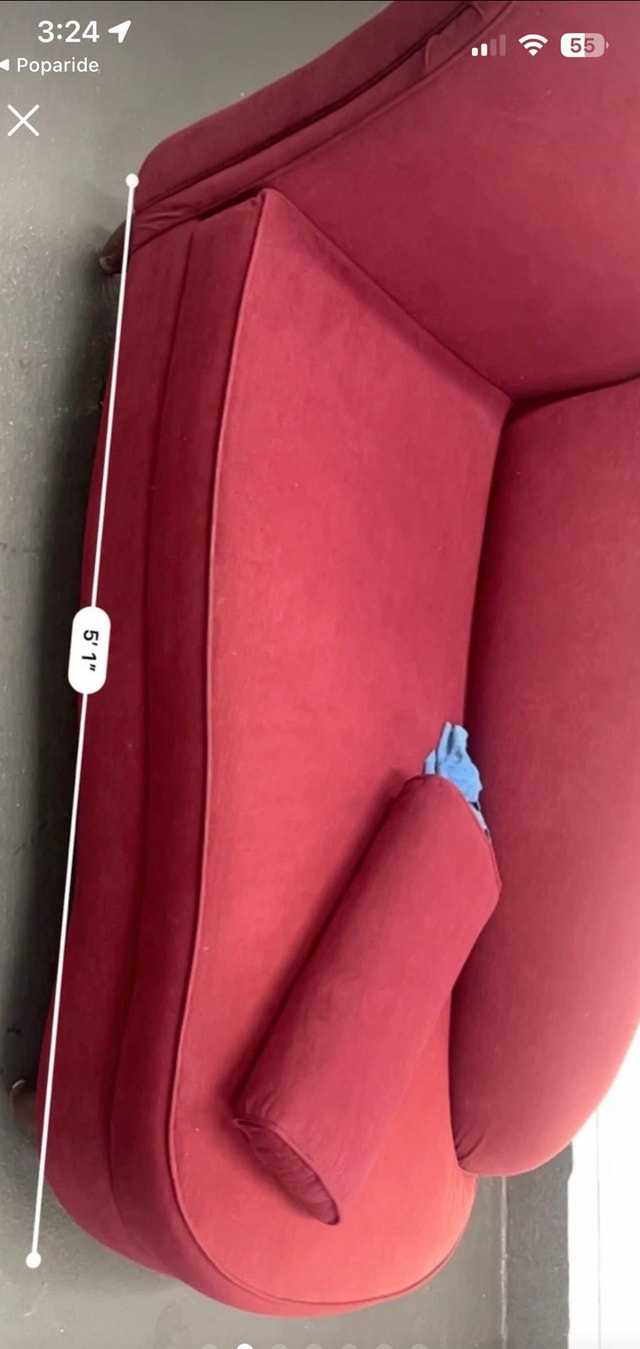 Red Chaise Lounge - photo 5