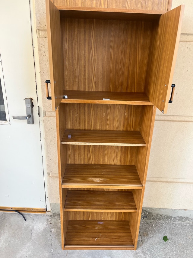 Wood Grain Storage Cabinet