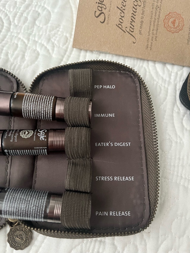 Saje Pocket Farmacy Kits - 2 Cases + 3 Essential Oil Roll-Ons - photo 3