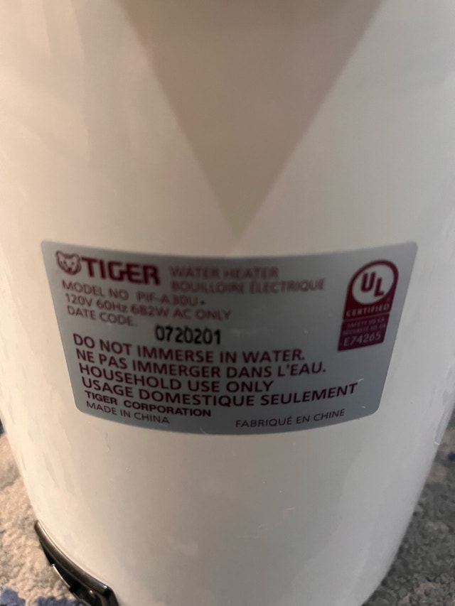 Tiger Water Heater PIF-A30U - photo 4