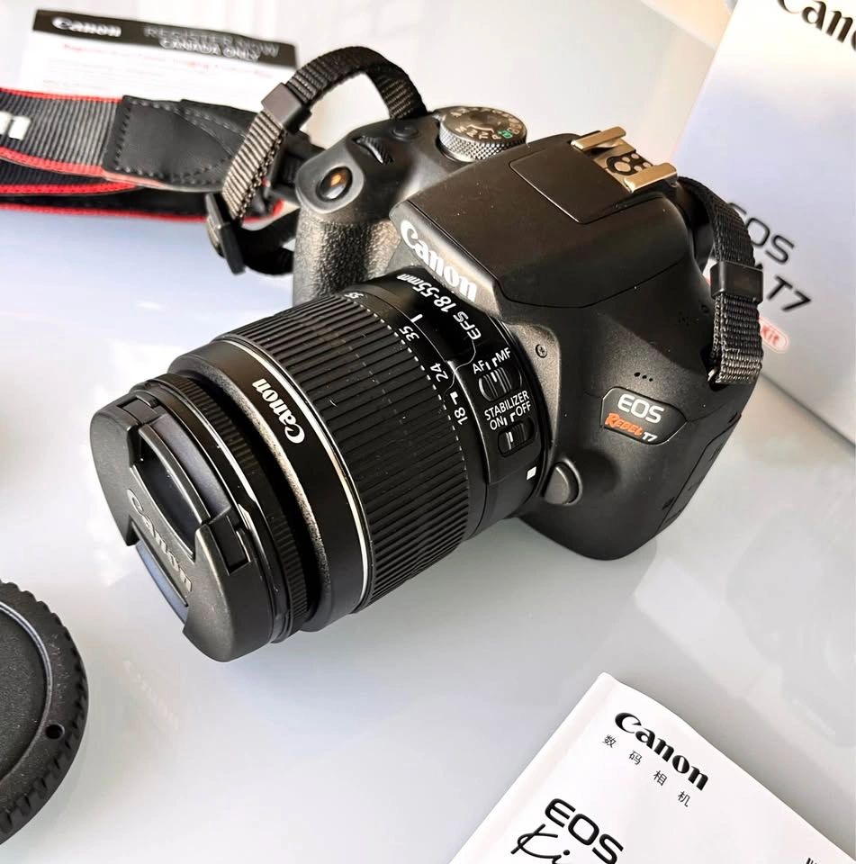 📸 Canon EOS T7 DSLR + 18-55mm IS II Lens – Pristine Condition - photo 4