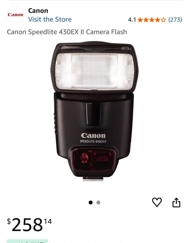 Canon Speedlite 430EX II speedlite - Like-new - photo 5