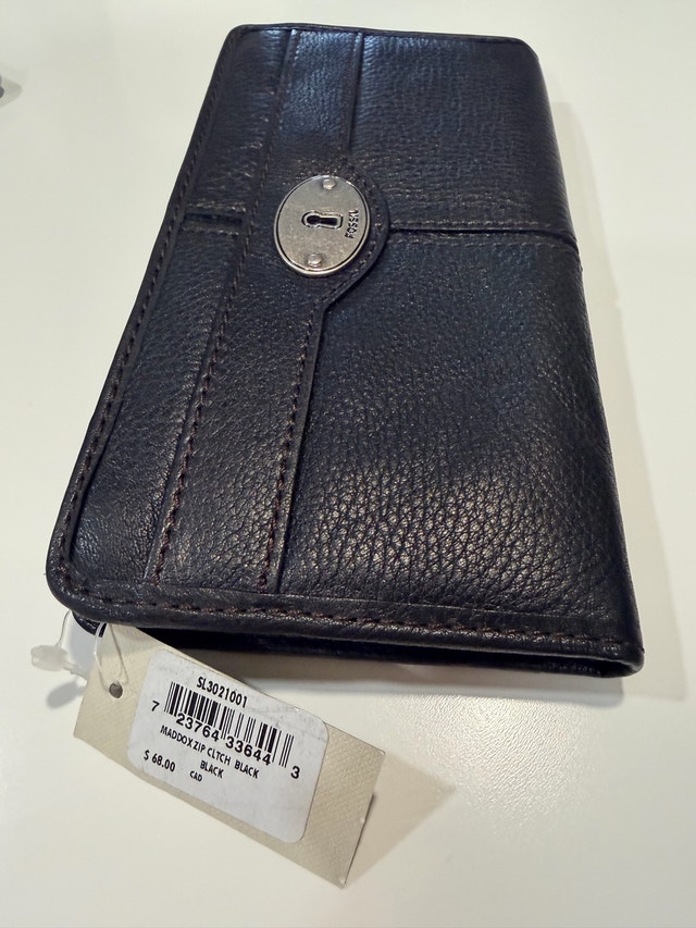 New Black Fossil Wallet - photo 2