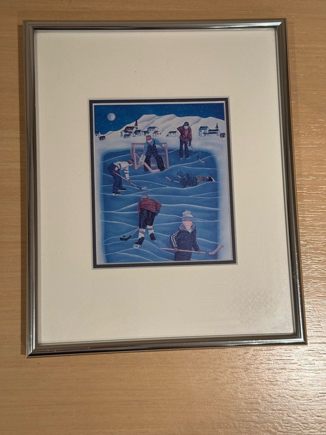 Set of 2 B. Loranger Winter Scene Framed Art Prints - photo 2