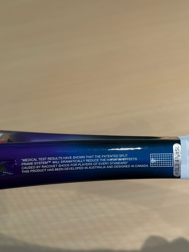 Fin Shark Reflex Tennis Racquet Racket - New Grip - photo 3