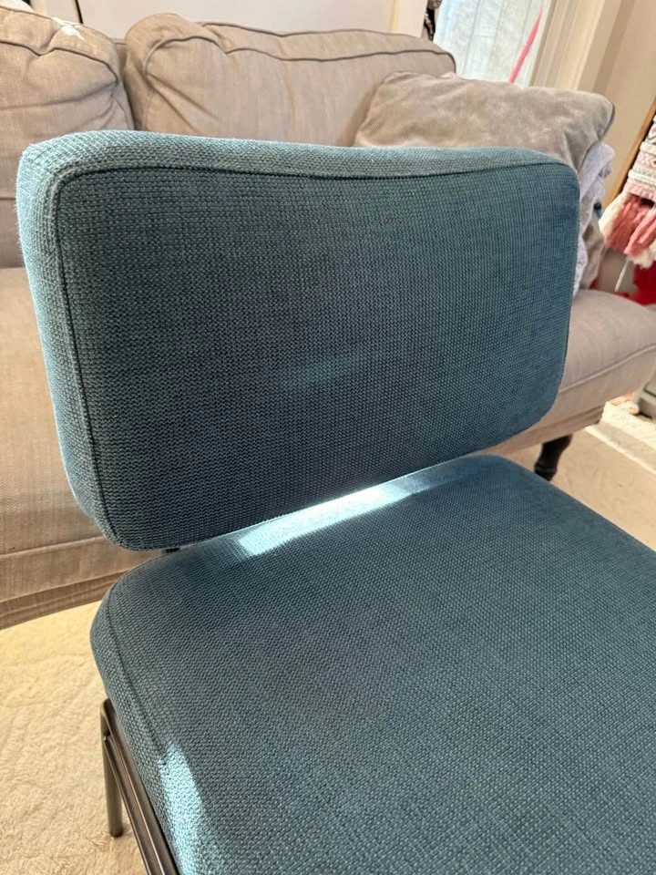 MCM style lounge chair and ottoman - photo 3