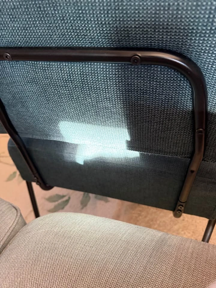 MCM style lounge chair and ottoman - photo 4
