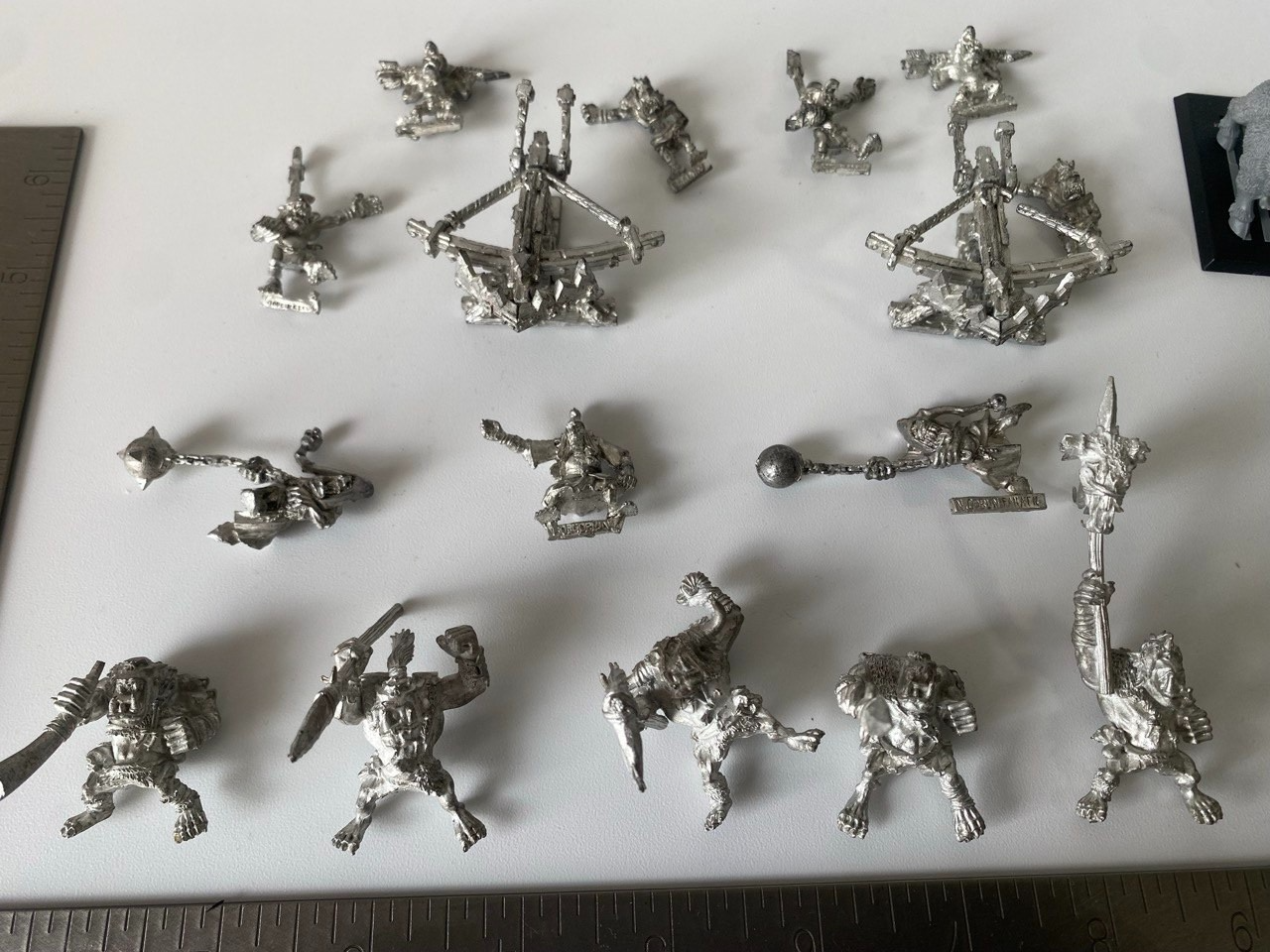 Vintage Warhammer Orcs Goblins Metal Lot