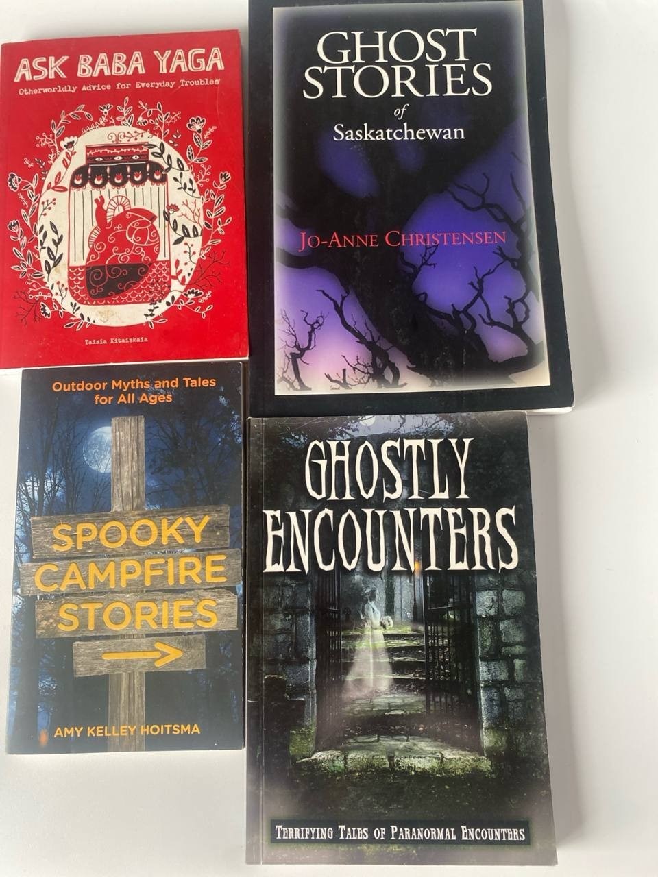 Ghost Stories Horror Paranormal Books Lot Saskatchewan Vol 1 & 3