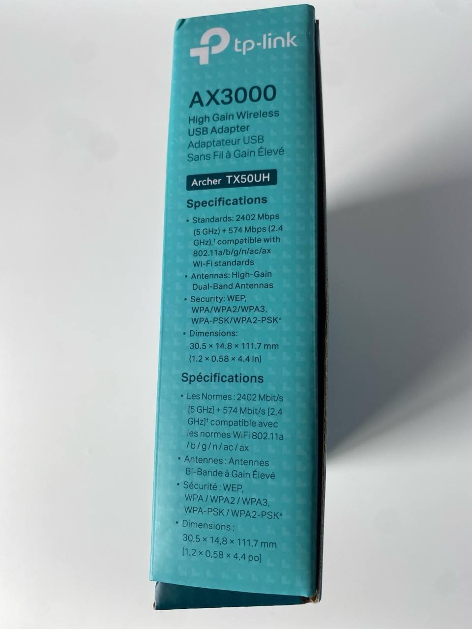 TP-Link Archer TX50UH AX3000 WiFi 6 High Gain USB Adapter - photo 3