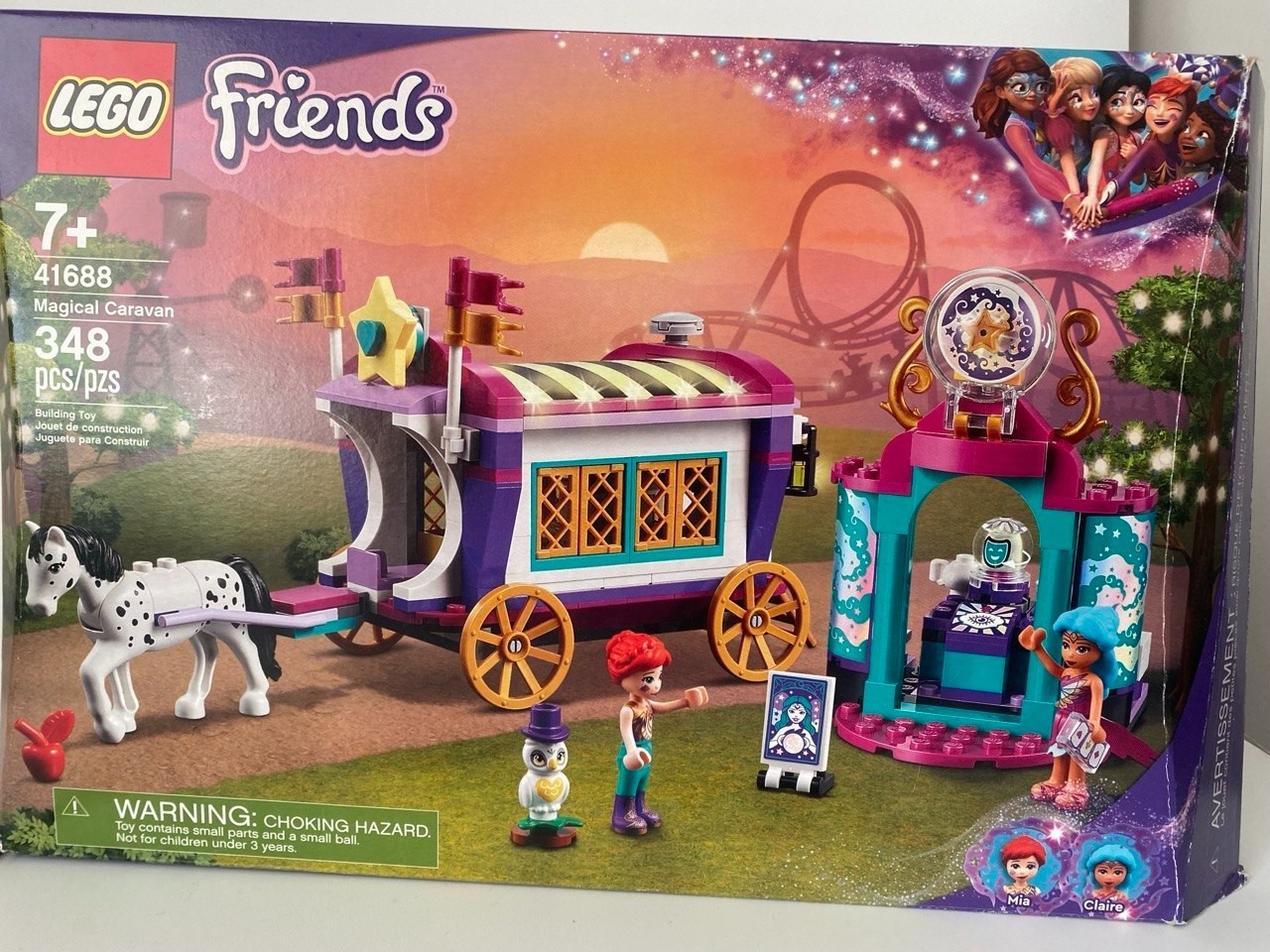 LEGO Friends 41688 Magical Caravan w/ Box, Minidolls, Horse