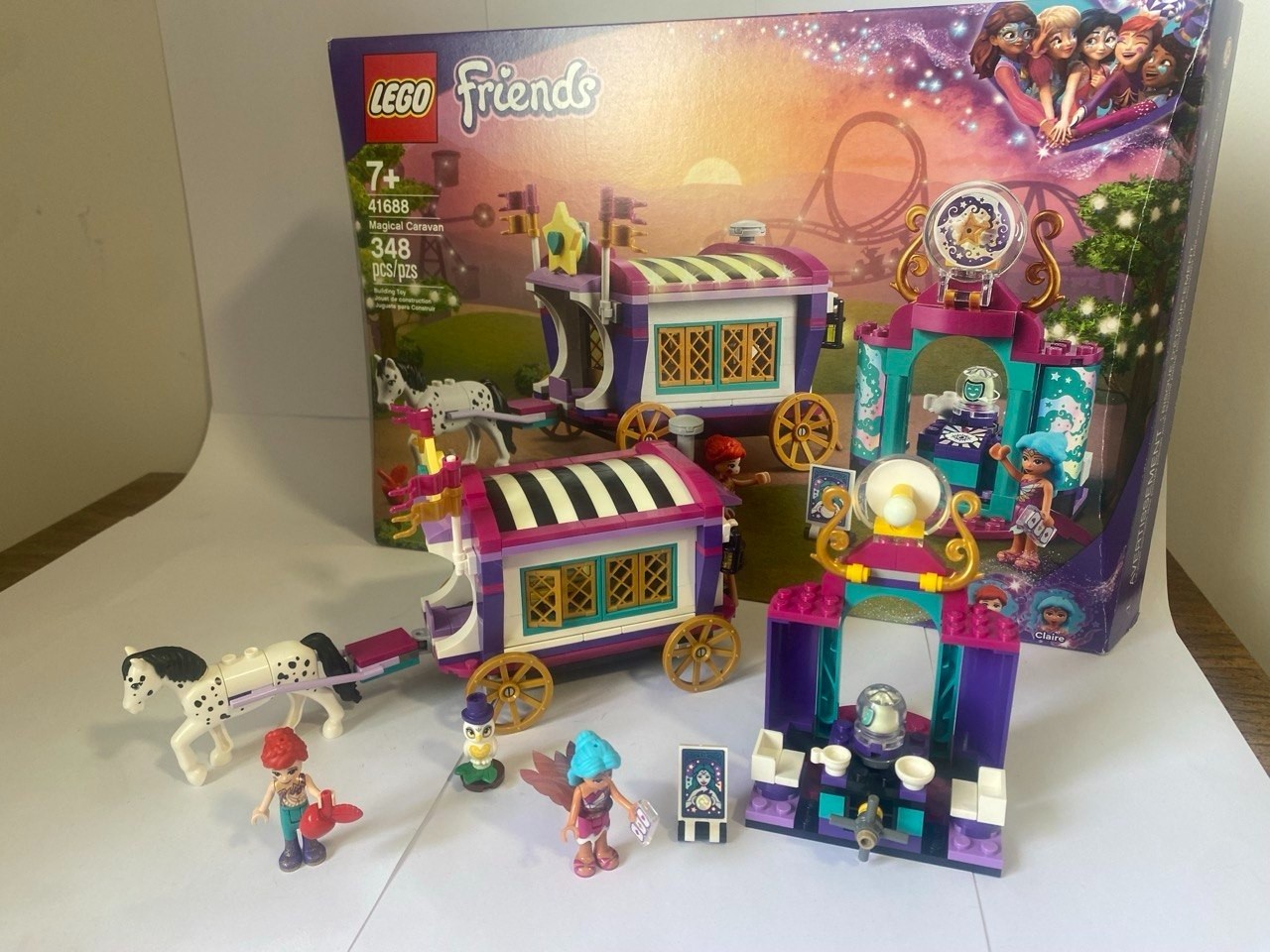LEGO Friends 41688 Magical Caravan w/ Box, Minidolls, Horse - photo 2