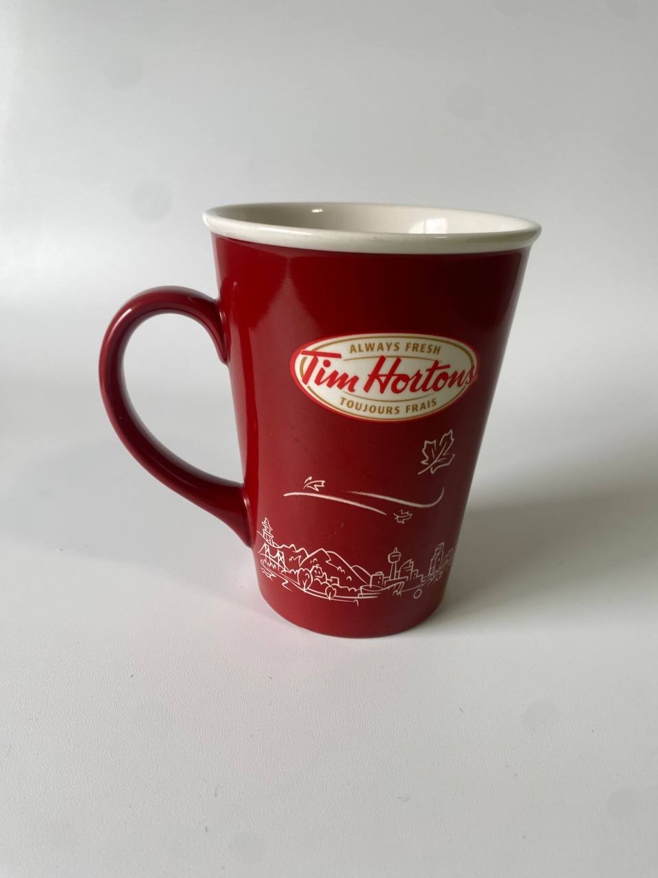 Tim Hortons 2010 Limited Edition #010 Red Coffee Mug