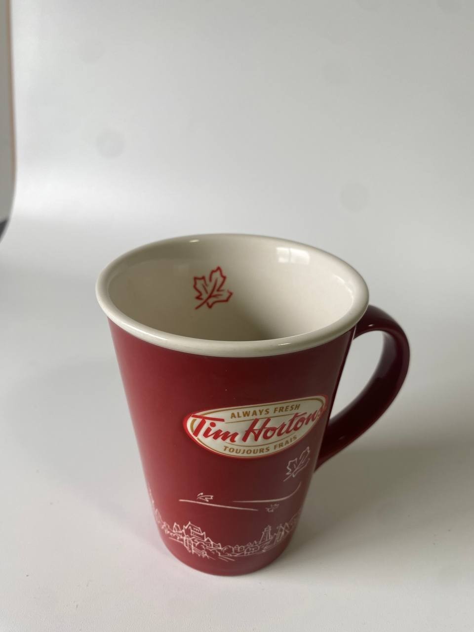 Tim Hortons 2010 Limited Edition #010 Red Coffee Mug - photo 3