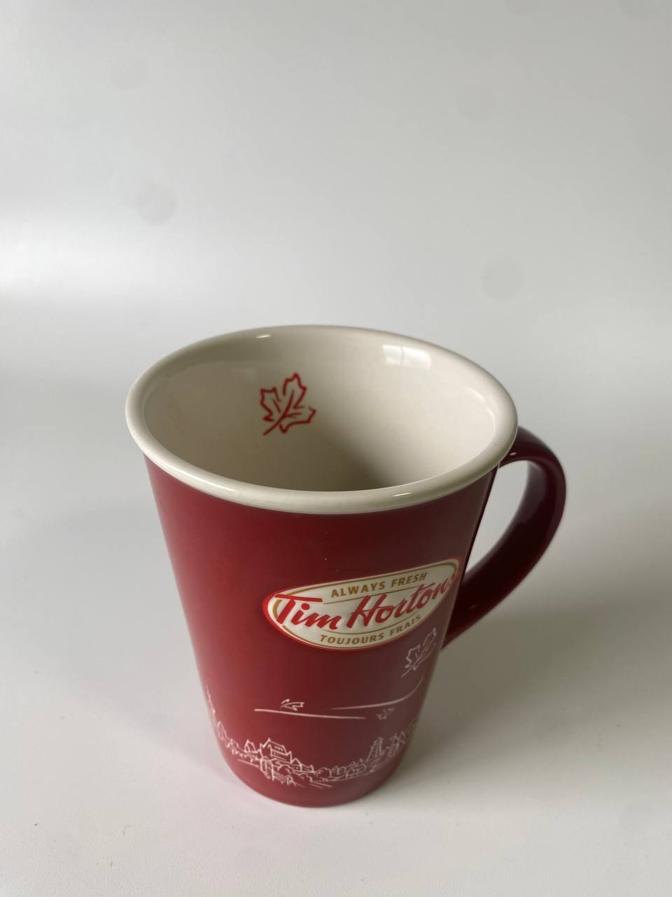 Tim Hortons 2010 Limited Edition #010 Red Coffee Mug - photo 4