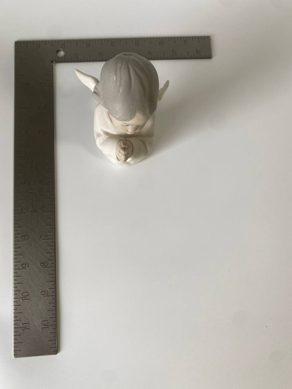 Lladró Praying Angel Figurine #4538 Porcelain Hand Made in Spain - photo 4