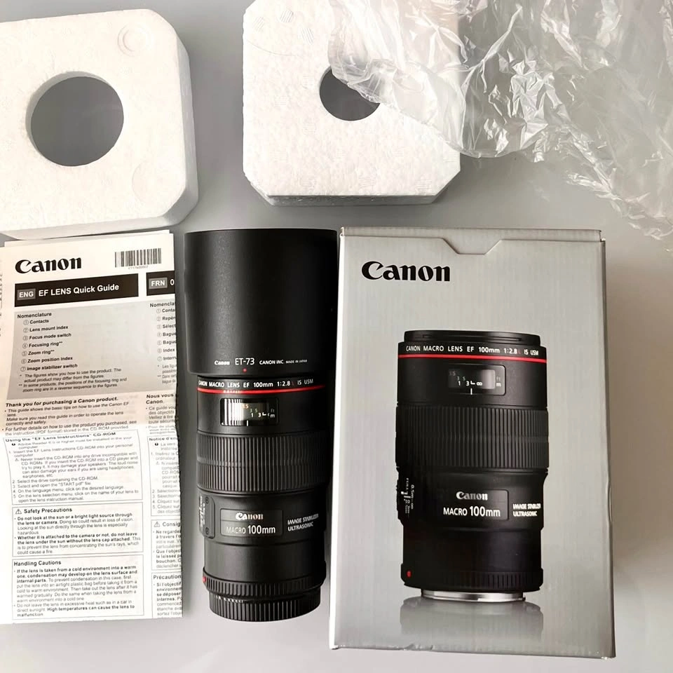 📸Canon Macro EF 100mm f/2.8 L IS USM Lens - Like new - photo 2