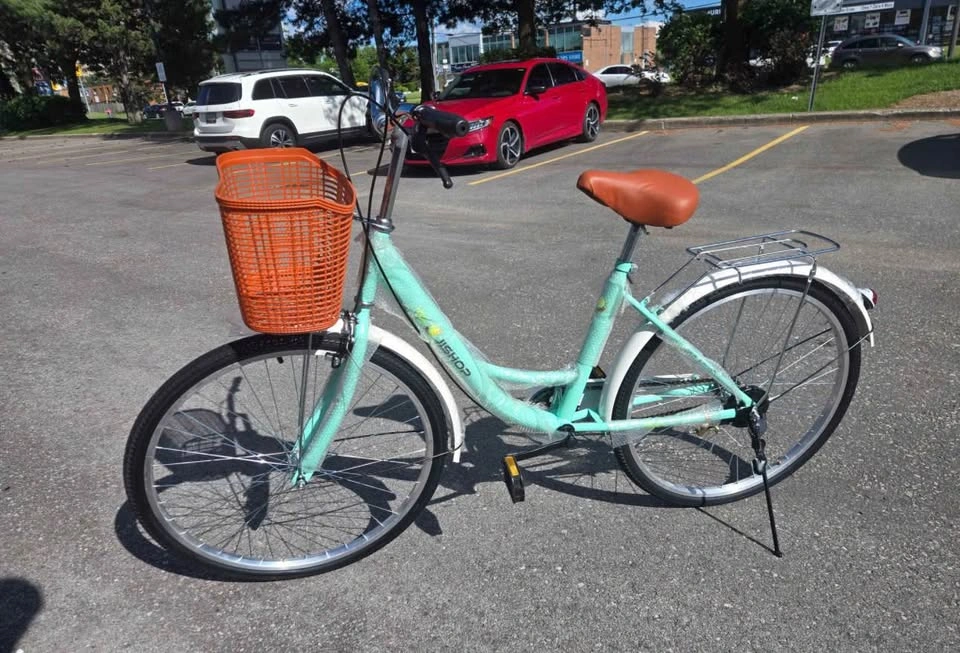 Brand New Cruiser Bicycle with Front Basket – Mint Green - photo 2