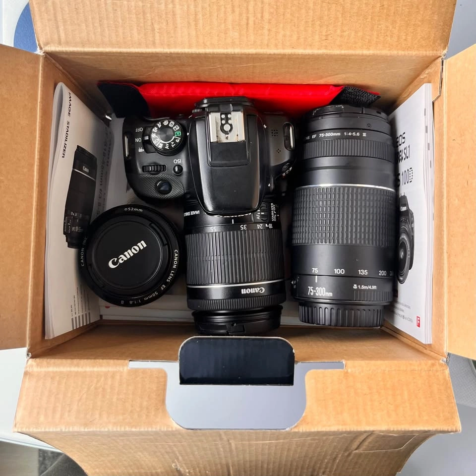 📸Complete Canon SL1 Bundle – 3 Lenses, Touchscreen – Full Kit - photo 5