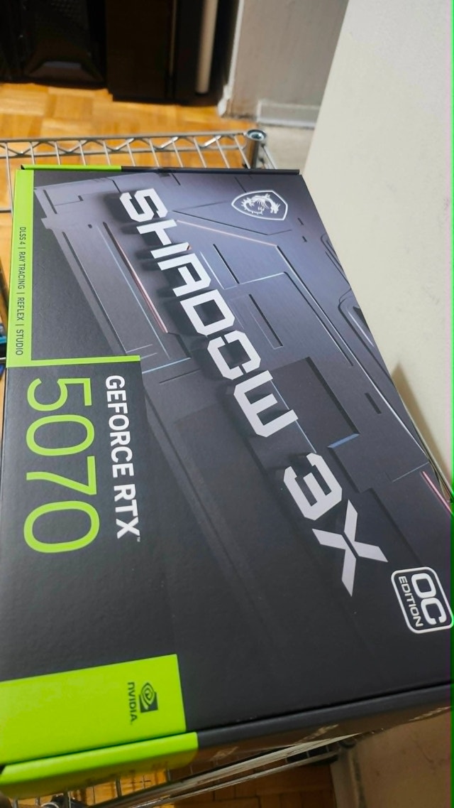 MSI Gaming RTX 5070 12G Shadow 3X OC Graphic Card