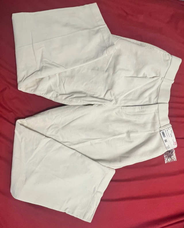Uniqlo Corduroy Pleated Wide Pants