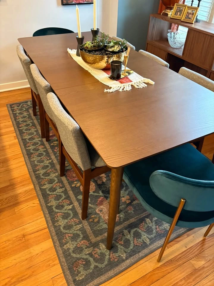Burrow Serif Extendable Dining Table (Walnut) - New in Box - photo 4