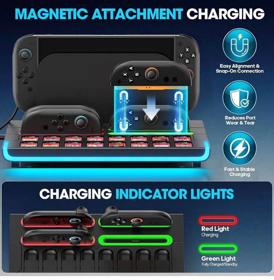 Organizer Station for Nintendo Switch 2 Controllers & Console - photo 3