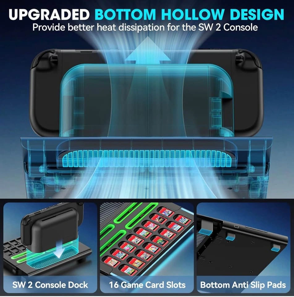 Organizer Station for Nintendo Switch 2 Controllers & Console - photo 5