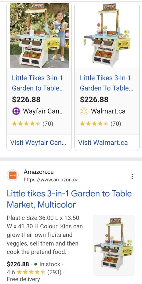 Little Tikes 3-in-1 Garden to Table Market - photo 2