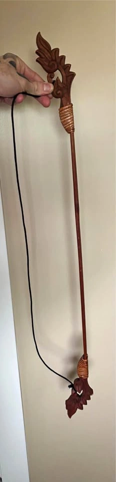 Vintage Micronesian Chuukese Love Stick Hand Carved Wooden Wall