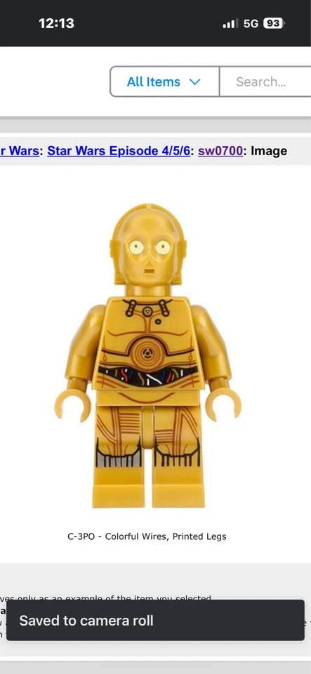 LEGO Star Wars C-3PO Minifigure (sw0700) obo$ - photo 2