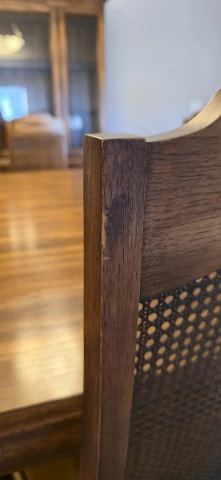 Vintage Solid Oak Dining Set with Cabinet - photo 2
