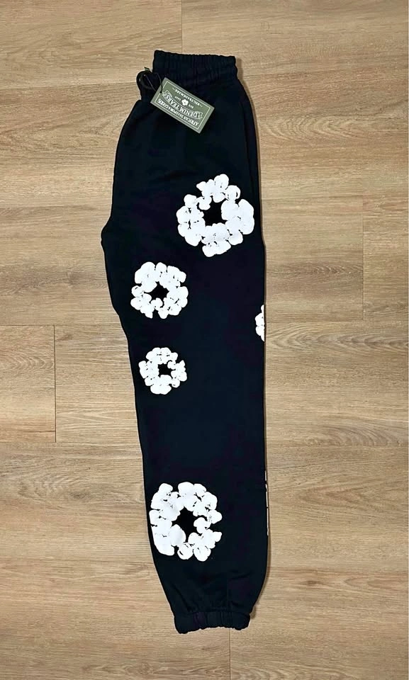 black denim tears pants