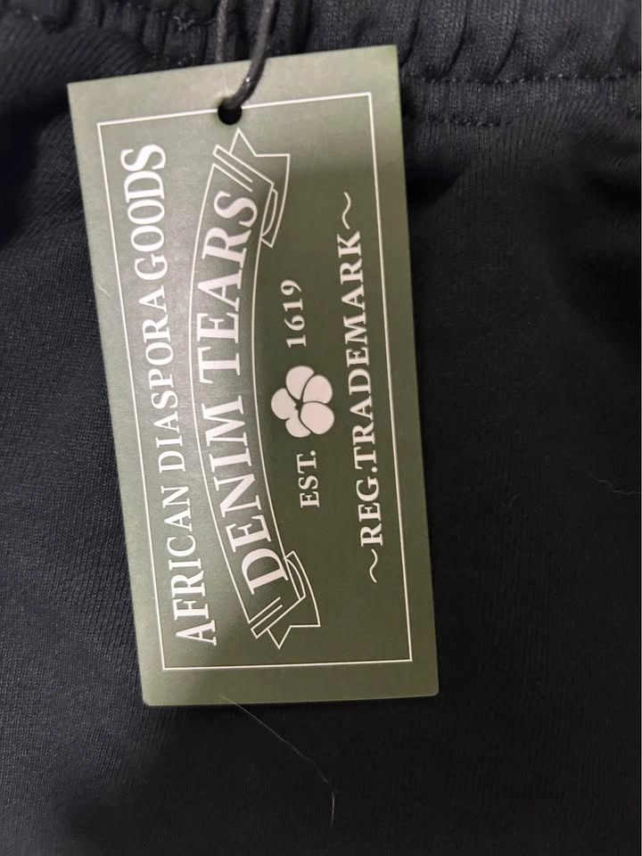 black denim tears pants - photo 3
