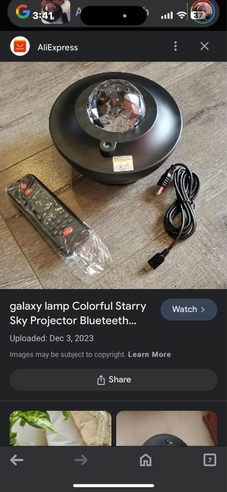 Colour galaxy lamp - photo 2